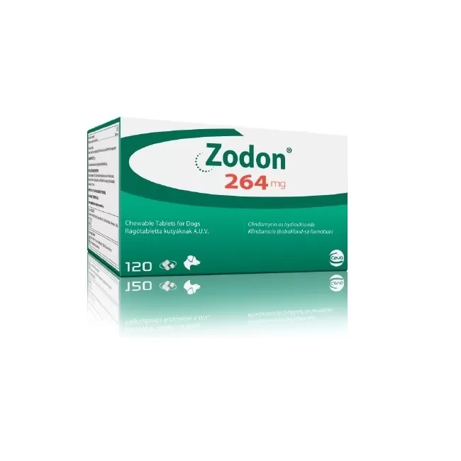 ZODON 264 MG (CLINDAMICINA) - 120 TABLETE PALATABILE