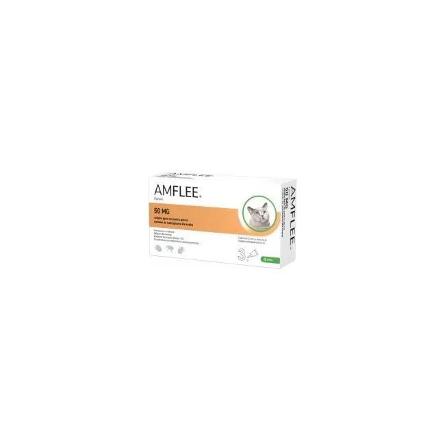 AMFLEE CAT 50 mg spot-on 3 pipete