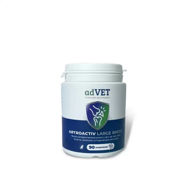 Artroactiv Large Breed AdVet - 90 Comprimate