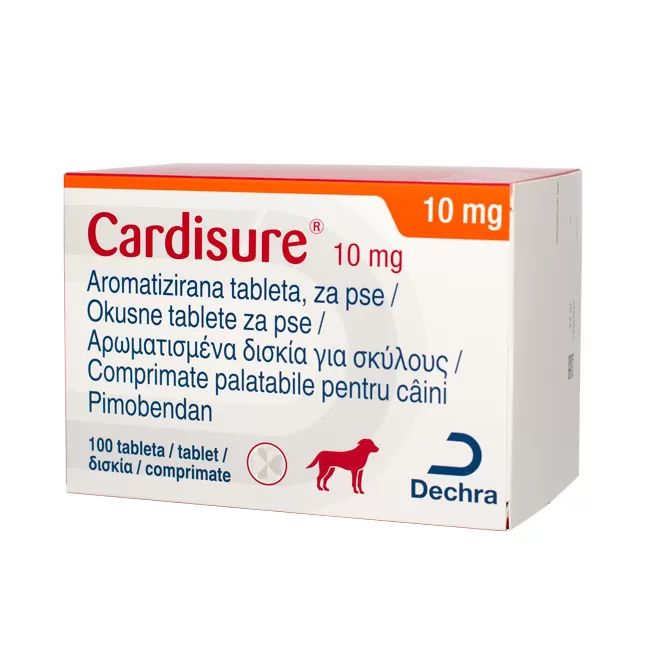 CARDISURE 10 MG - 100 TABLETE PALATABILE