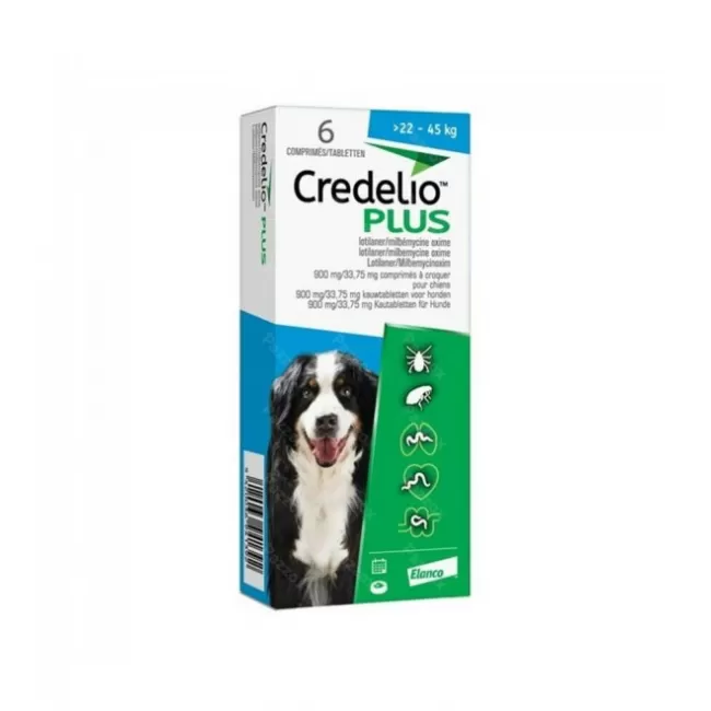 CREDELIO PLUS 900 MG (22 – 45KG) -  3 TABLETE