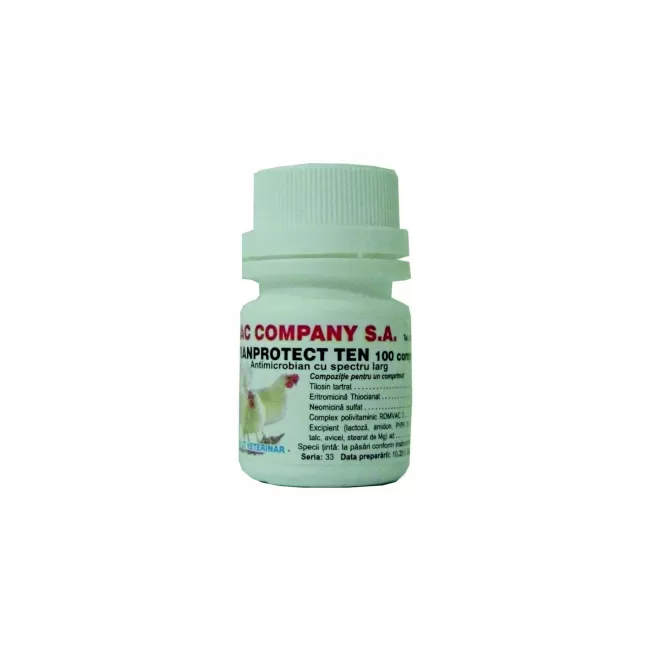 AVIANPROTECT TEN - 100 Comprimate