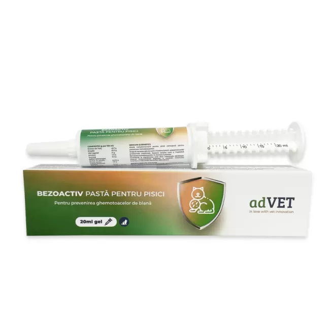 Bezoactiv Advet – Pasta pentru pisici - 20 ml