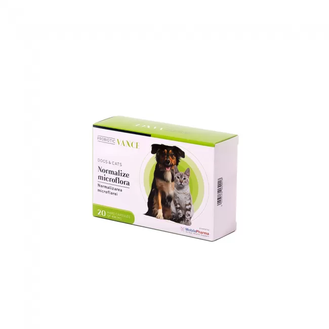 VANCE PROBIOTIC - CAINI SI PISICI - 30 CAPSULE