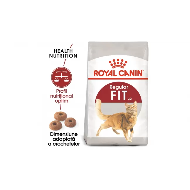 Royal Canin Fit32 Adult hrana uscata pisica, activitate fizica moderata -  10 kg