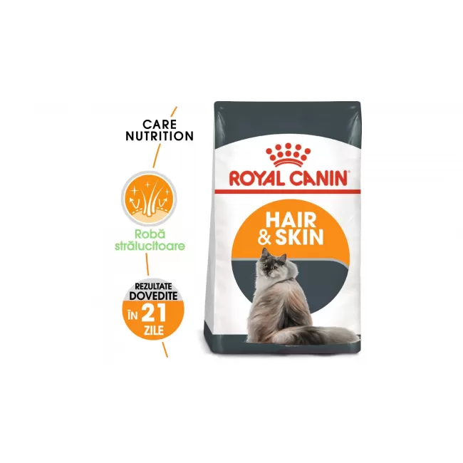 Royal Canin Hair&amp;Skin Care Adult hrana uscata pisica, piele si blana - 4 kg