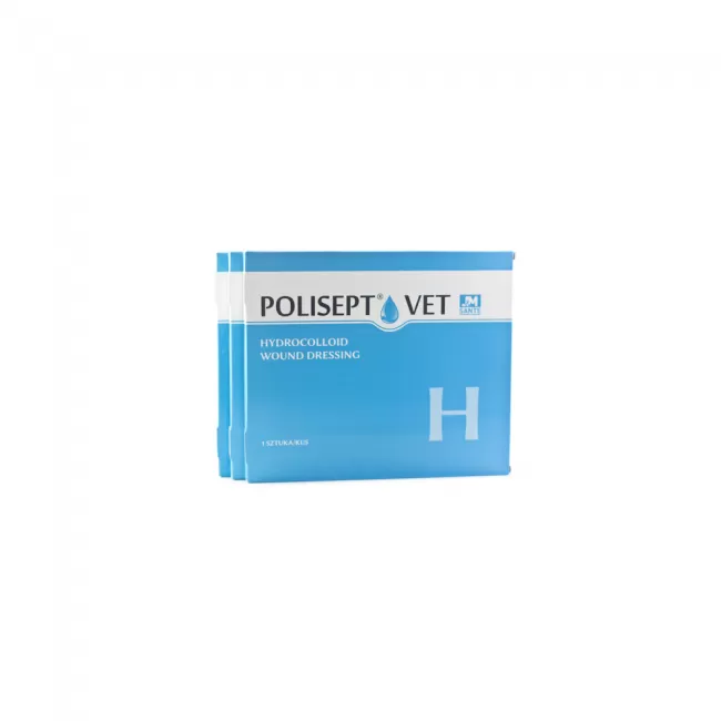 POLISEPT VET H - PANSAMENT CU HIDROCOLOID ( Pachet x 3 )