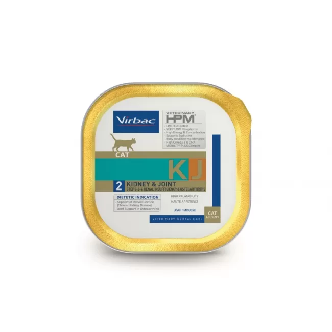 Virbac - Veterinary HPM Cat Kidney &amp; Joint loaf 14x85g
