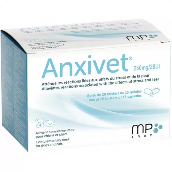 ANXIVET 250MG 28 UI BLISTER - 15 CAPSULE