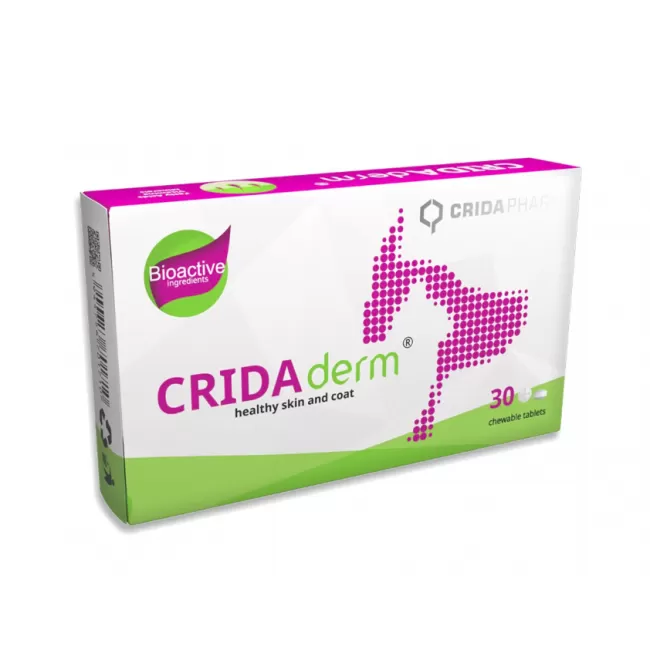 Crida Derm - 30 Comprimate Masticabile