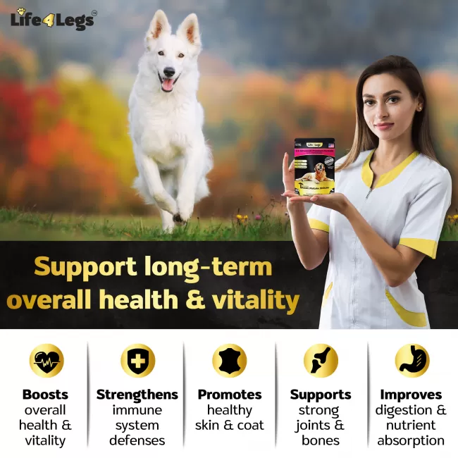 Multivitamine premium 12 in 1 pentru caini - 30 tablete gumate