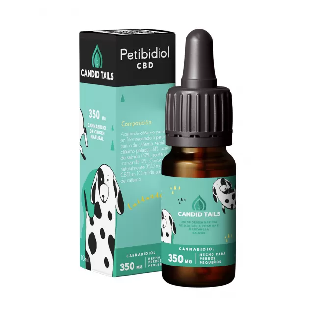 Petibidiol Oil 350 mg for Small Dogs