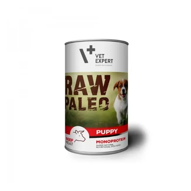 Raw Paleo Puppy, Conserva Monoproteica, Vitan- 400 g