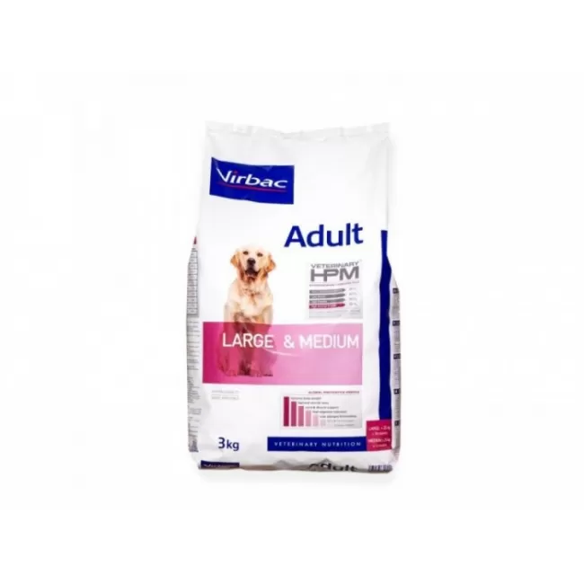 Virbac - Veterinary HPM Adult dog large &amp; medium - 3 kg