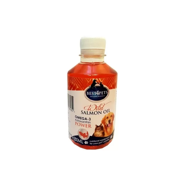 Ulei de somon sălbatic pentru câini si pisici 250 ml - Best4Pets