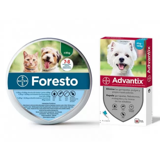Foresto S + Advantix 4-10 KG PACHET